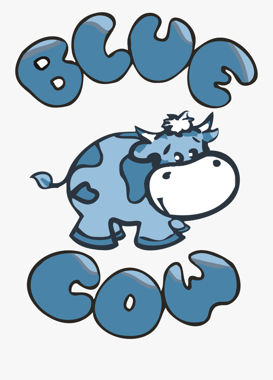 Blue Cow Png Clipart , Png Download - Bluecow, Transparent Clipart
