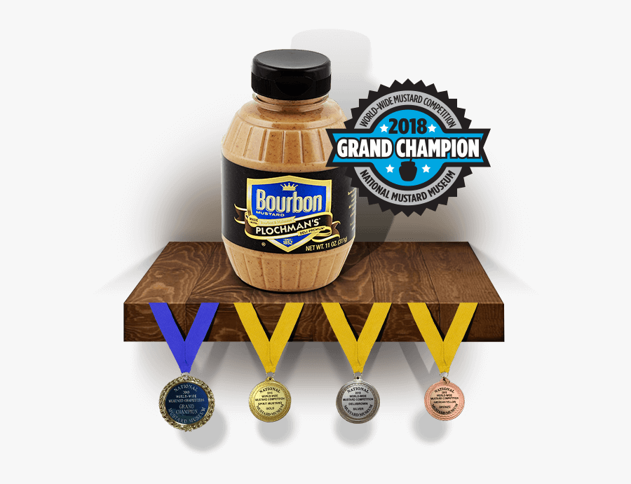 Our Bourbon Mustard Was Declared Grand Champion At - Gold Medal, Transparent Clipart