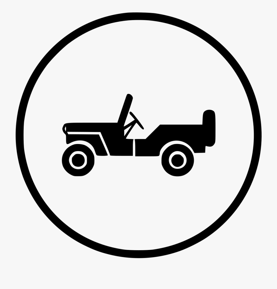 Army Car Jeep Transportation War World - Army Jeep Icons, Transparent Clipart