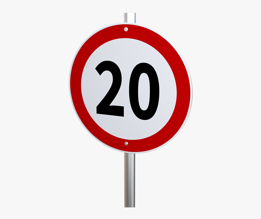 Speed Limit, Transparent Clipart