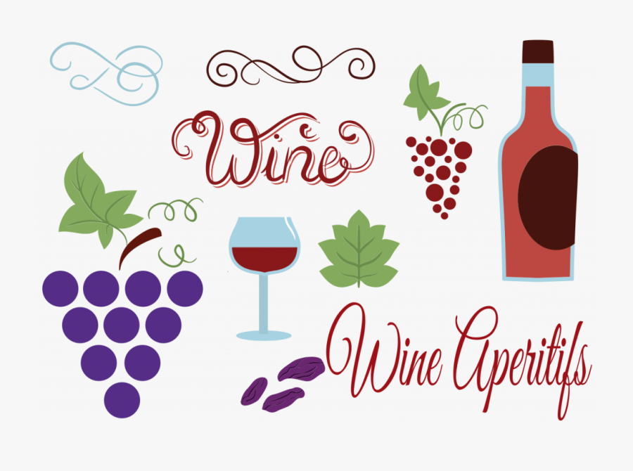 Free Vector Wine Grapes, Transparent Clipart