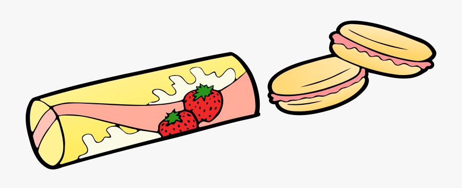 Transparent Strawberry Clip Art - Biscuits Clipart, Transparent Clipart