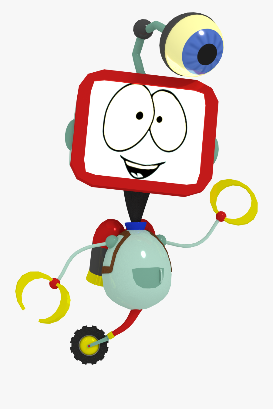 Freeze"s Robot Character, Transparent Clipart