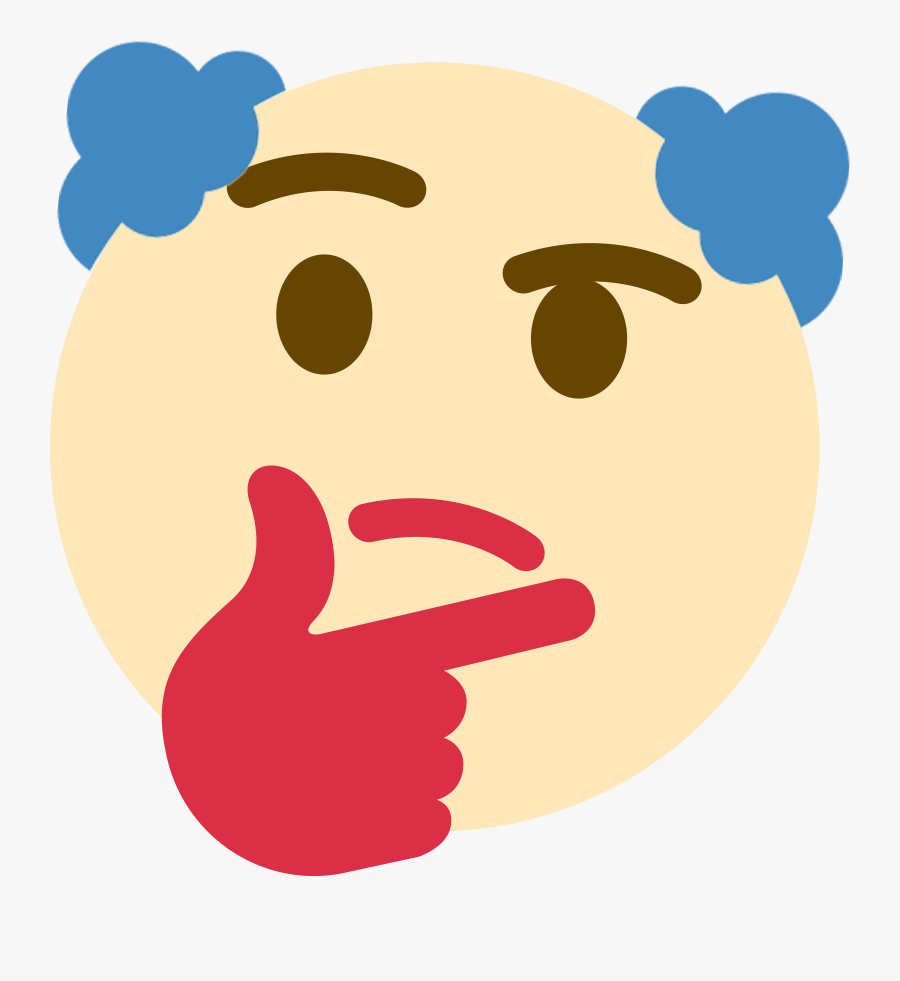 Thinking Emoji Clip Art, Transparent Clipart