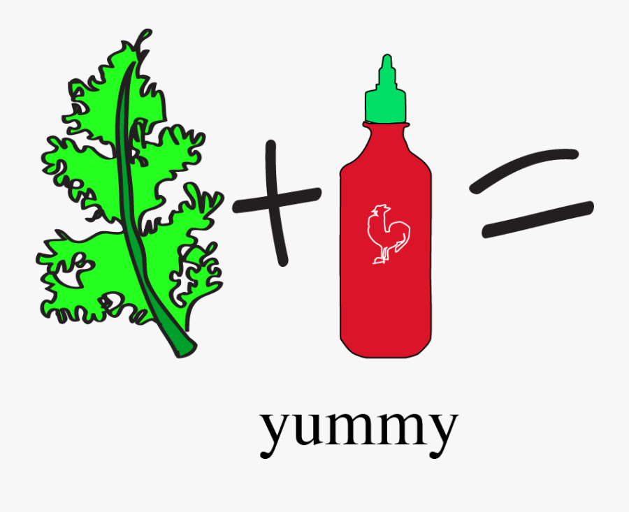 Kale Sriracha Chips - Sriracha Clipart, Transparent Clipart