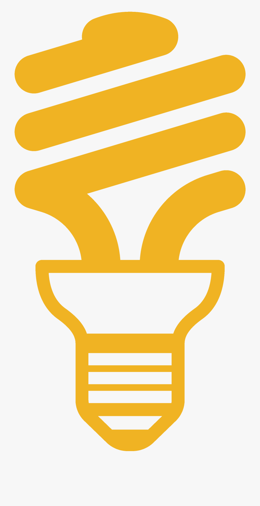 Led Light Bulb Illustration, Transparent Clipart