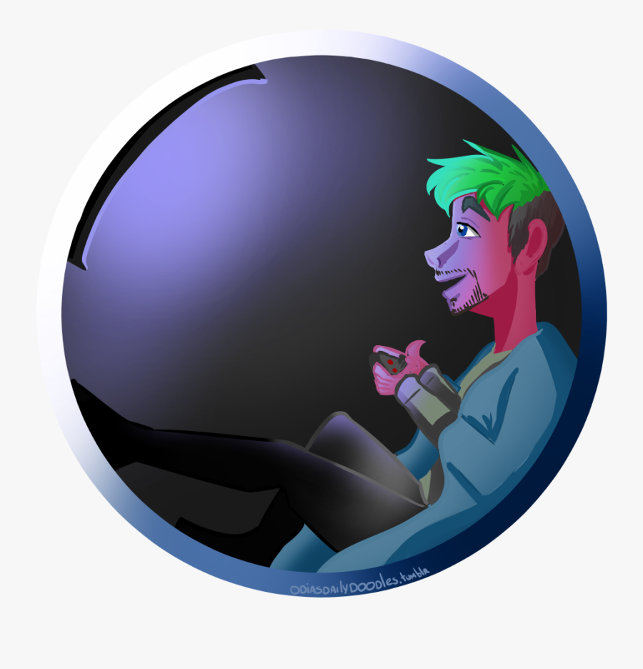 Jacksepticeye Playing Games In A Cosy Blanket - Blog, Transparent Clipart