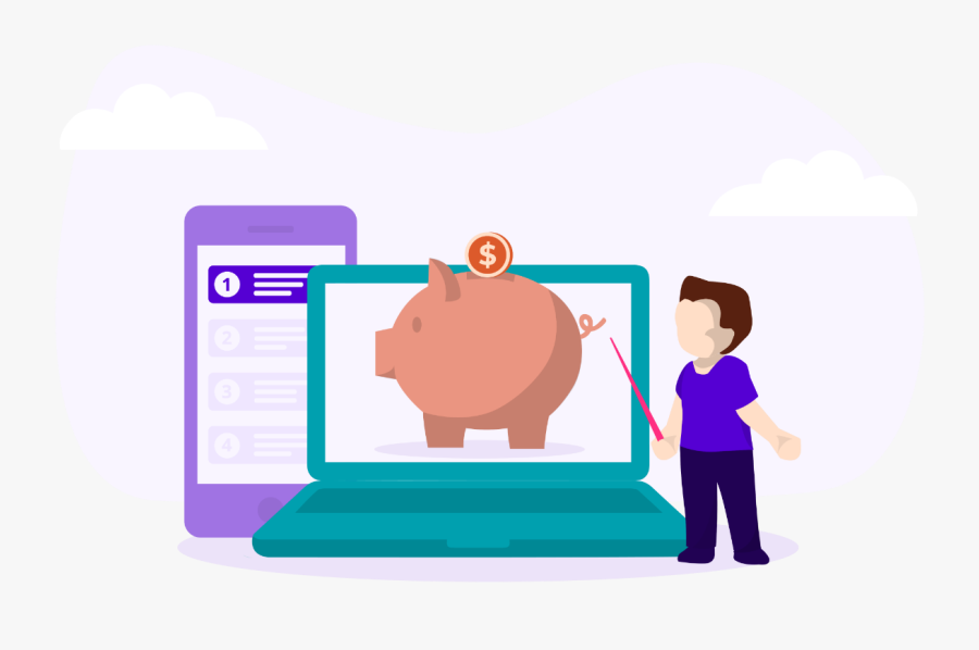 8 Useful Savings Tools For Gig Economy Workers - Cartoon, Transparent Clipart
