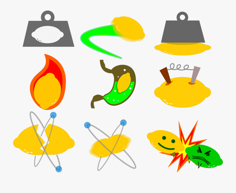 Lemons, Transparent Clipart