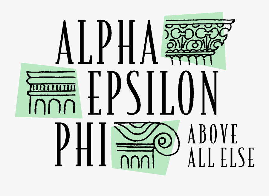 Alpha Epsilon Phi Logo, Transparent Clipart