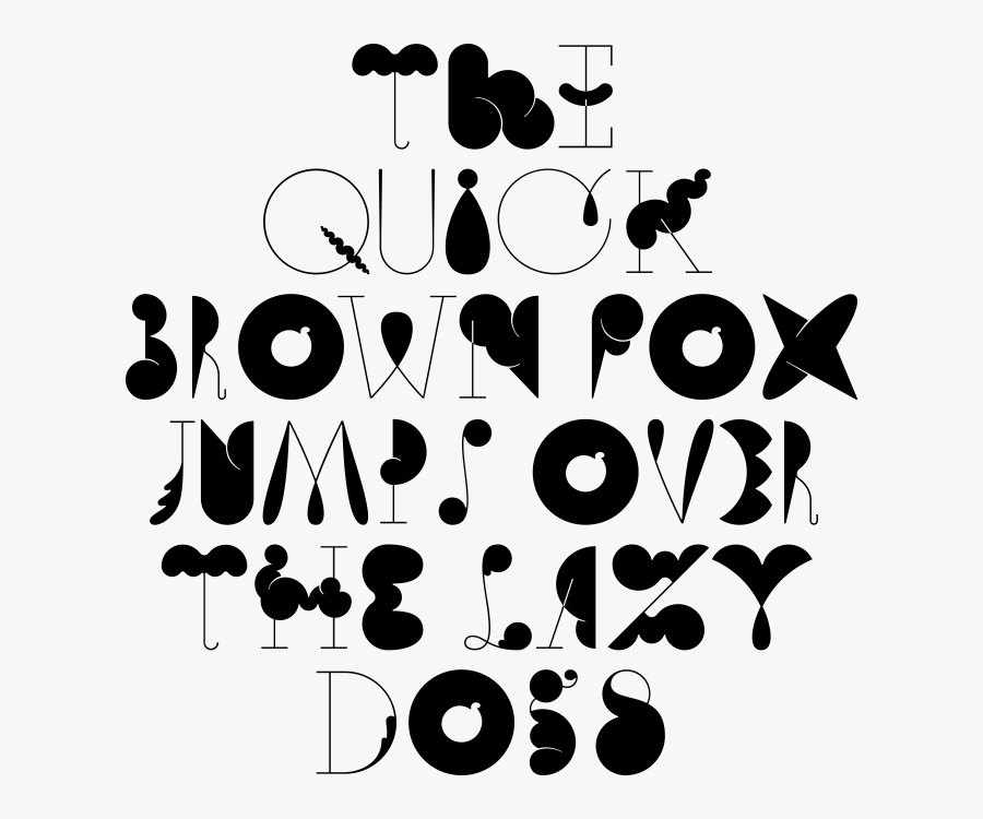 Foam Fonts, Transparent Clipart