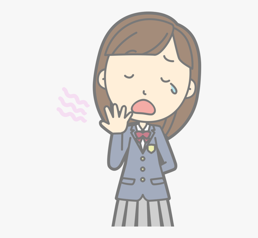 Brown Hair,cheek,fictional Character - Thirsty And Hot Cartoon, Transparent Clipart