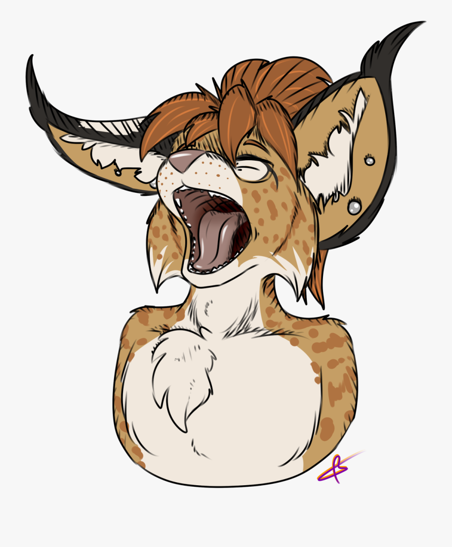 Lonx Yawn - Cartoon, Transparent Clipart