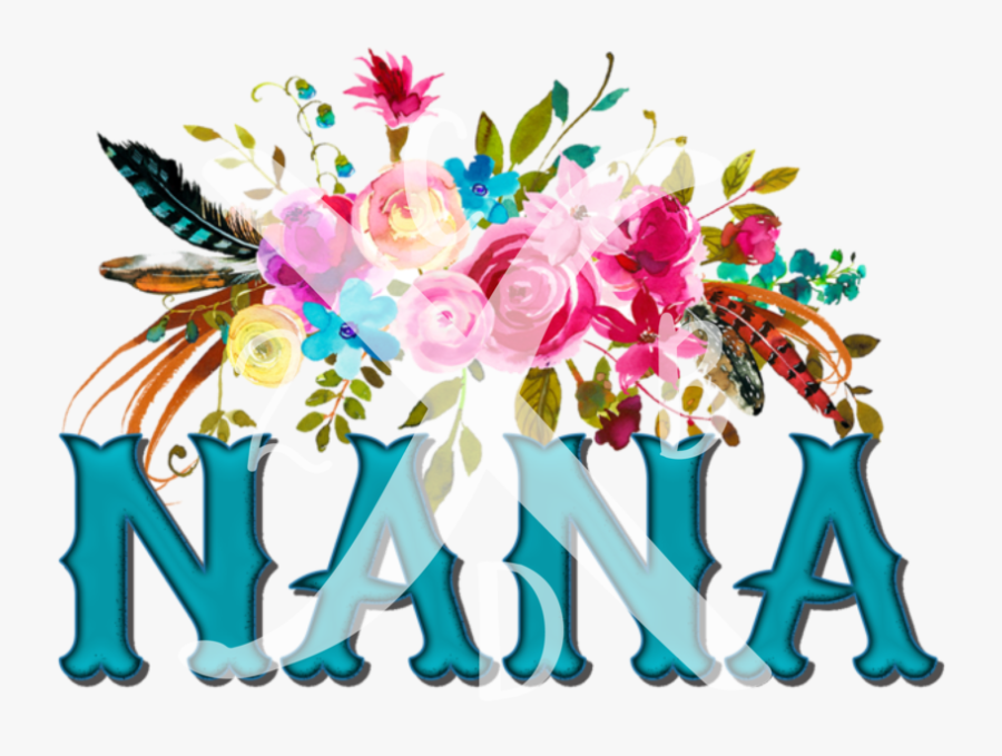Nanafloral1, Transparent Clipart