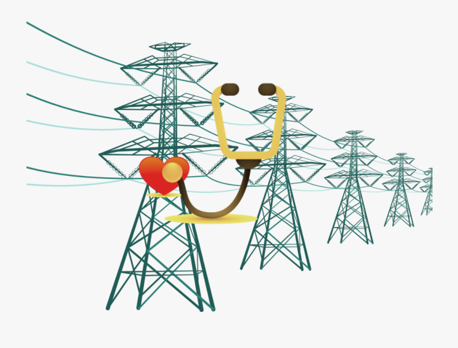 Power Outage Sensor - Electricity Tower Png, Transparent Clipart