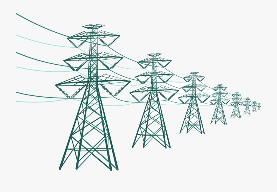 High Voltage Power Lines Png, Transparent Clipart