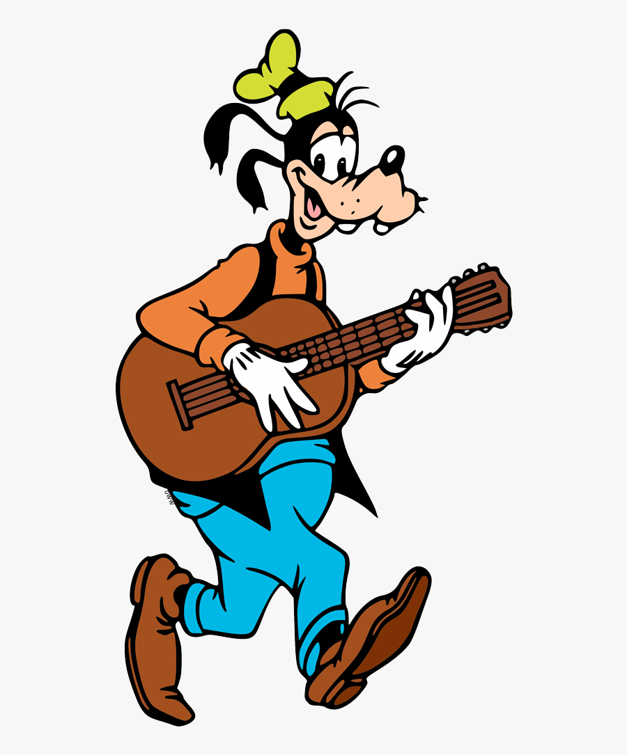 Cartoon Characters Playing Guitar, Transparent Clipart