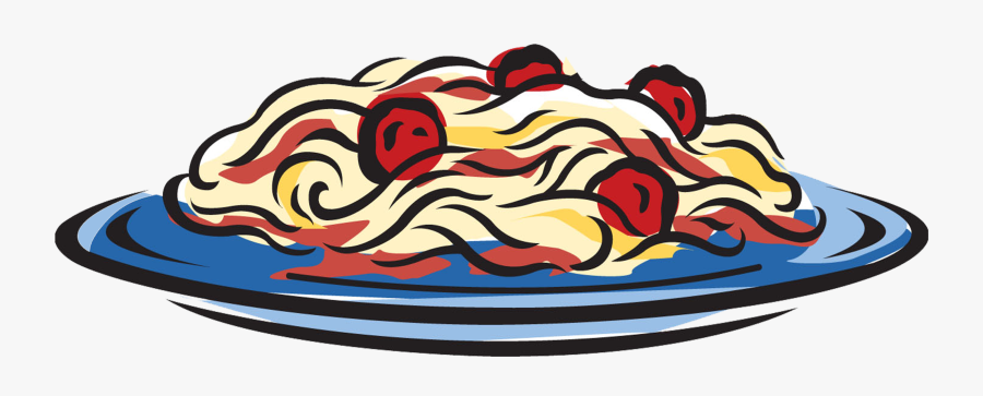 Spaghetti Dinner Saturday February 8, 2020 At - Meatball And Pasta Clip Art, Transparent Clipart