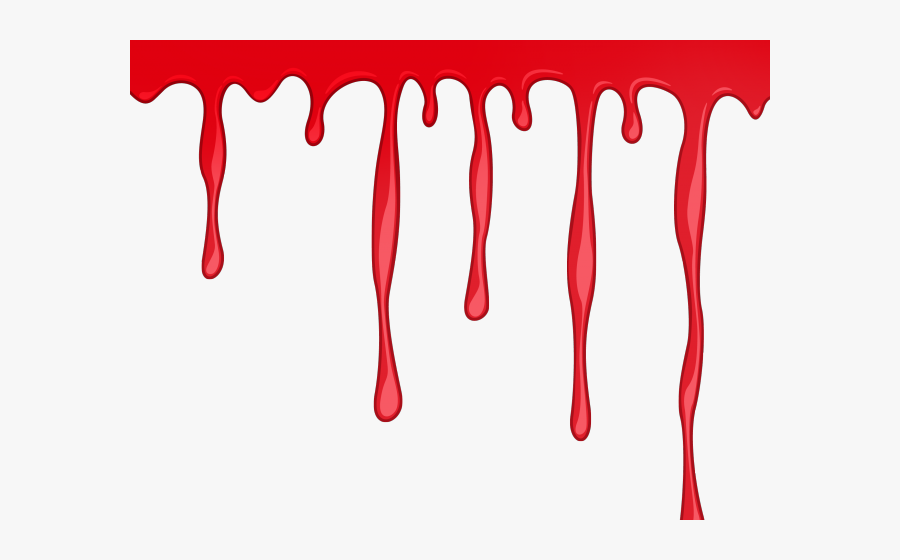 Blood Clipart Paint Drip - Transparent Blood Dripping Gif, Transparent Clipart