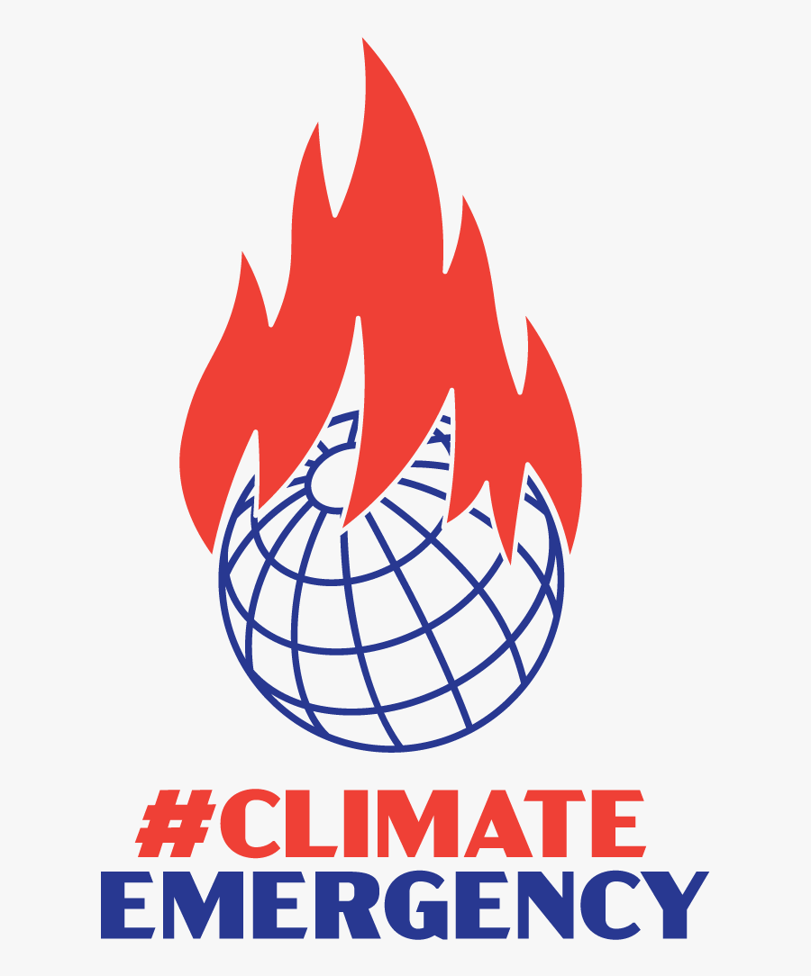 Climate Emergency Logo, Transparent Clipart