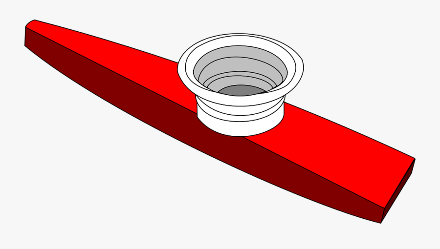 Transparent Shared Reading Clipart - Red Kazoo Transparent, Transparent Clipart