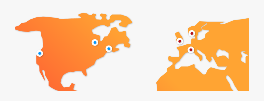 Kazoo Private Cloud Plus Network Monitoring Capabilities - Map Of The World Eps, Transparent Clipart