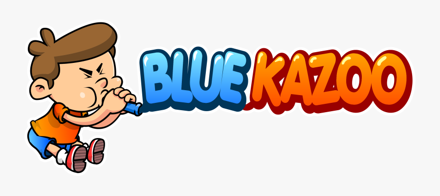 Blue Kazoo, Transparent Clipart
