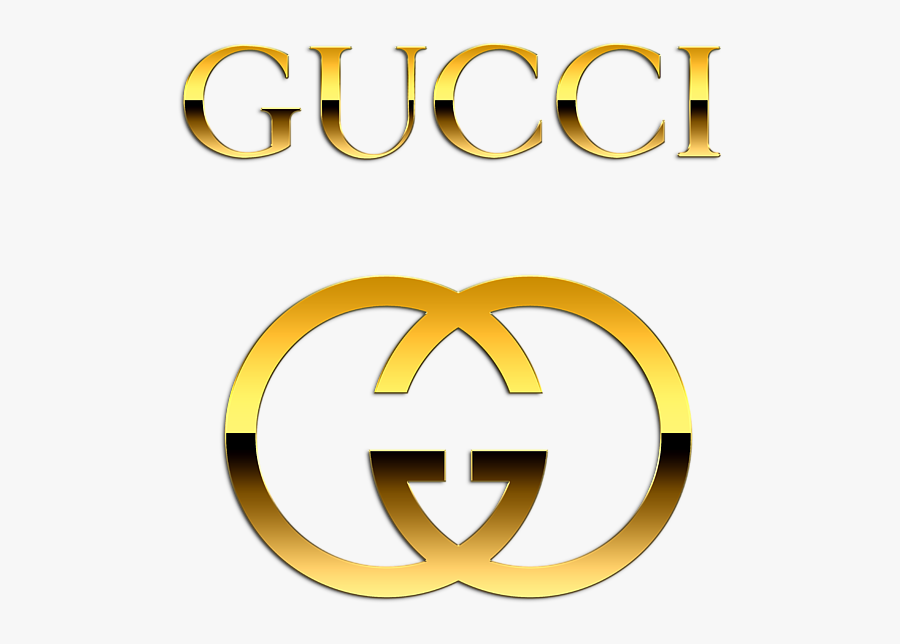 gucci logo gold png