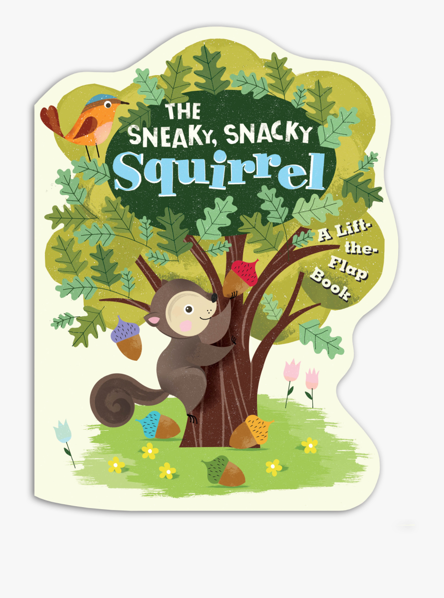 Sneaky Snacky Squirrel Book, Transparent Clipart