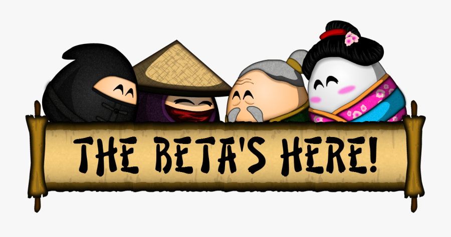 Betas Here2 - Cartoon, Transparent Clipart