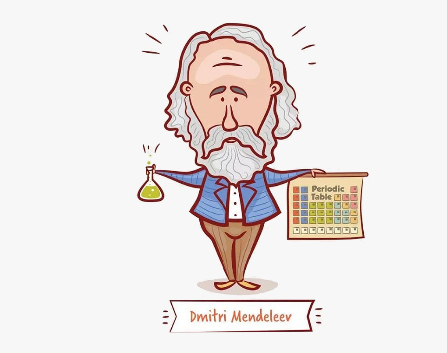 Easy Dmitri Mendeleev Drawing, Transparent Clipart