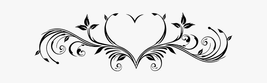 Wall Decal Ornament Bedroom Nursery Heart - طرح تاتو پشت کمر, Transparent Clipart