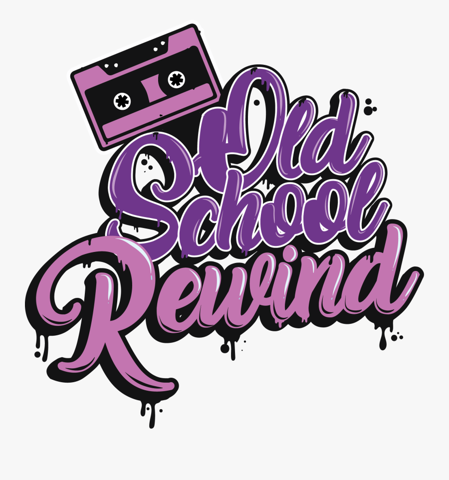 Old School Rewind, Transparent Clipart