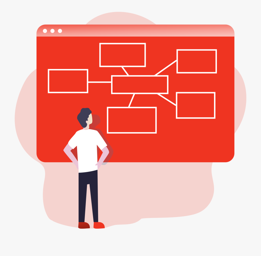 Ux Map Illustration, Transparent Clipart