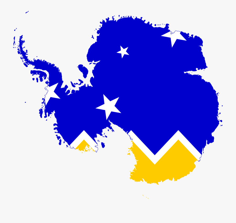 Antarctica Map Vector, Transparent Clipart
