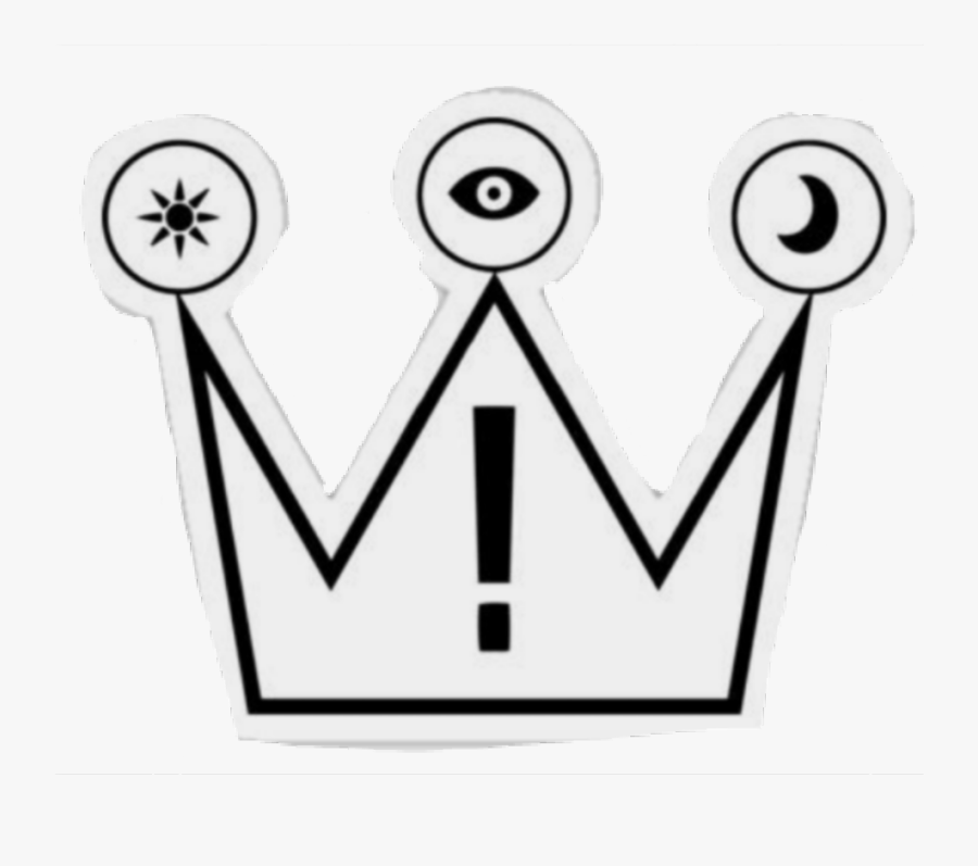 #panicatthedisco #brendonurie #sun #moon #eye #crown, Transparent Clipart