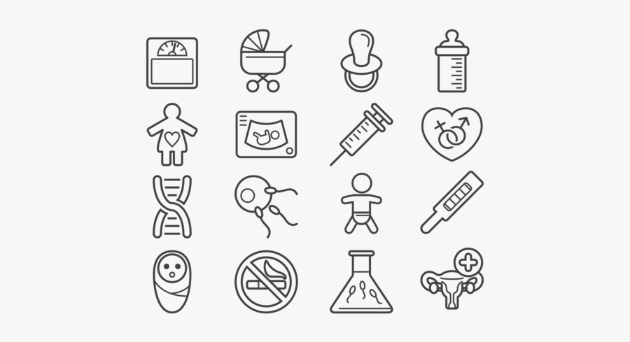 Maternity Icons Vector - Icon, Transparent Clipart