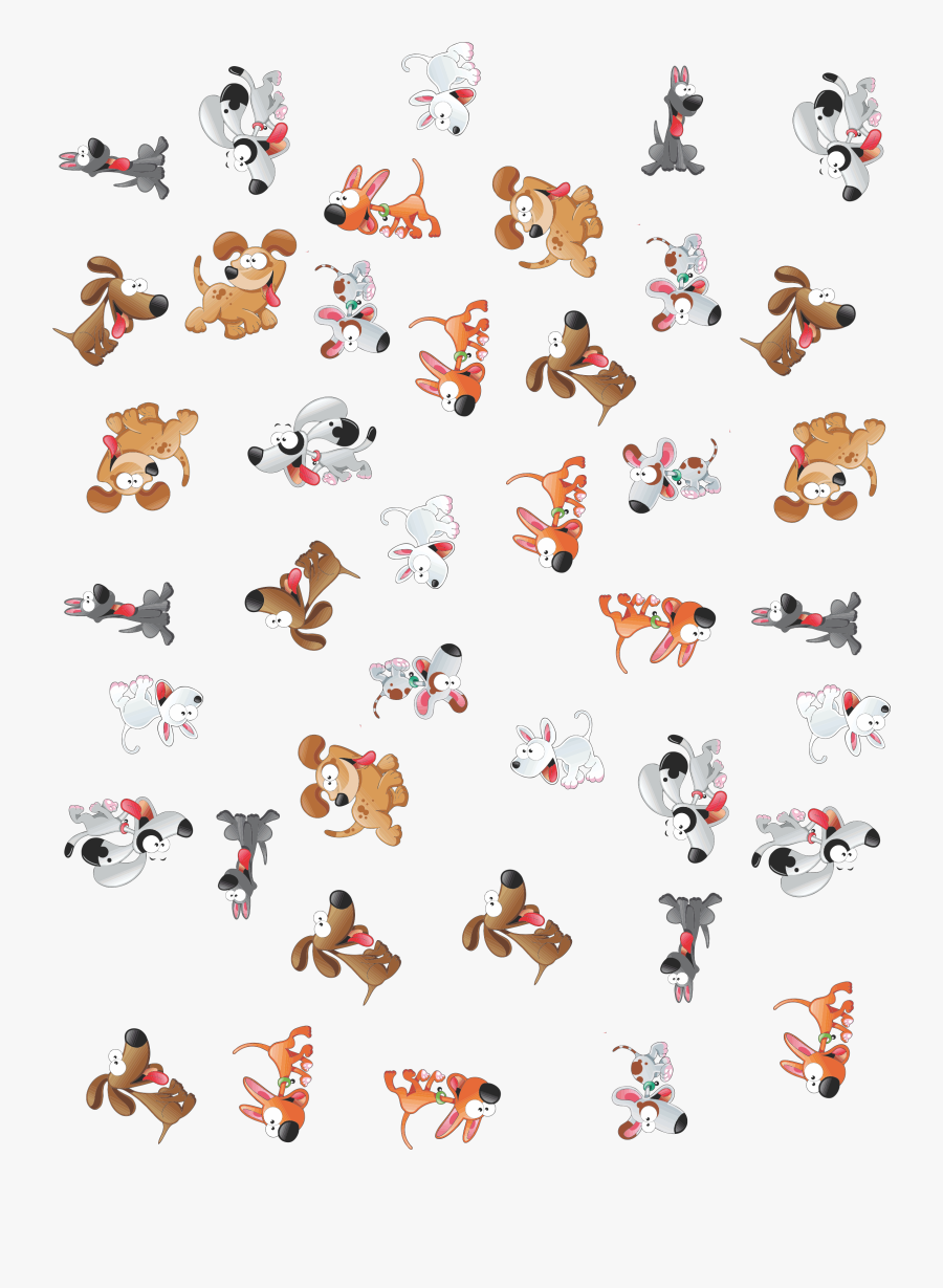 Dogs On Gloves - Cartoon, Transparent Clipart