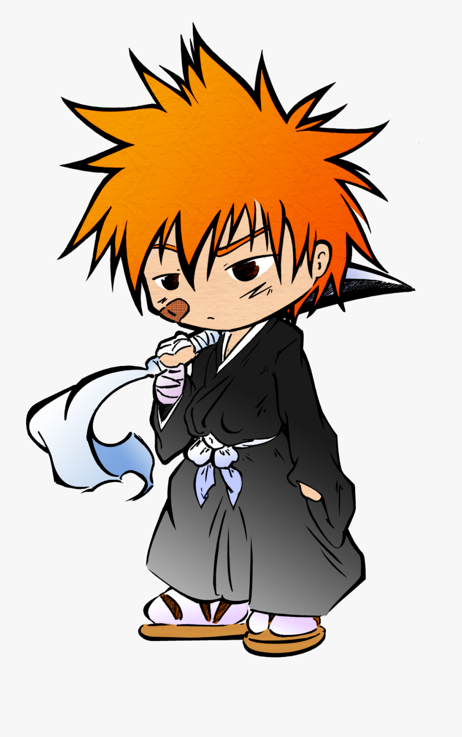 Bleach Chibi Ichigo Png, Transparent Clipart