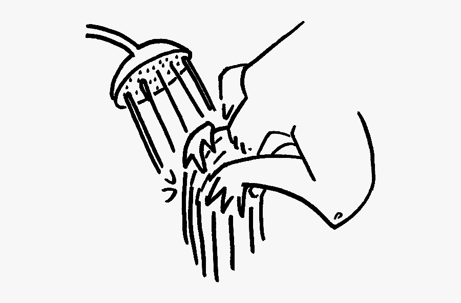 Wash The Bleach Off Your Hair - Rinse Your Hair Step By Step Clip Art Woman, Transparent Clipart