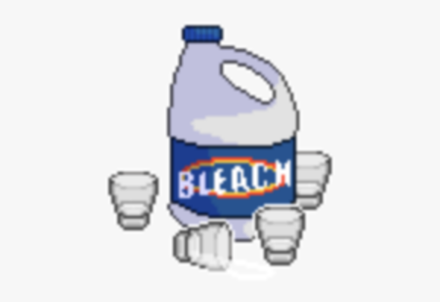 #pixel #bleach - Water Bottle, Transparent Clipart