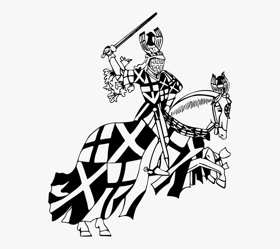Knight On Horseback, Transparent Clipart