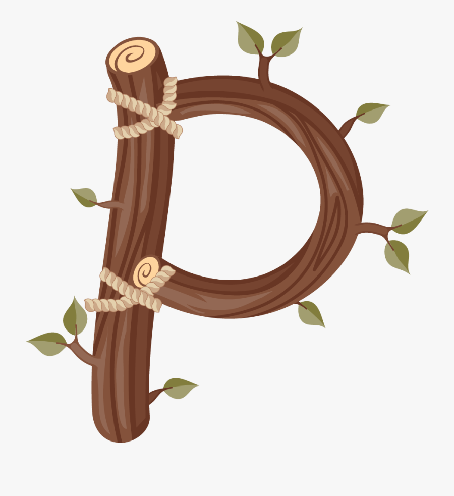 Letras De Troncos, Transparent Clipart