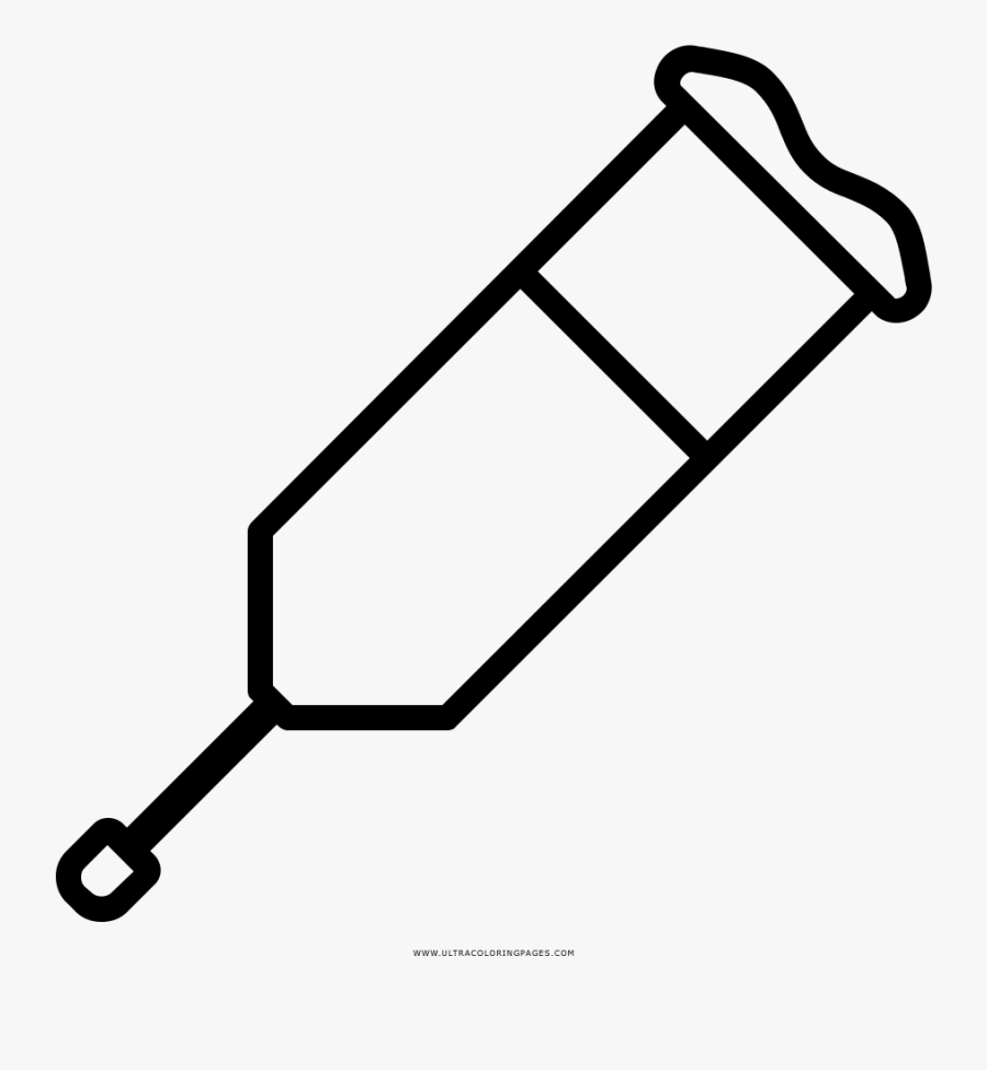 Crutch Coloring Page - Black And White Chocolate Clipart, Transparent Clipart