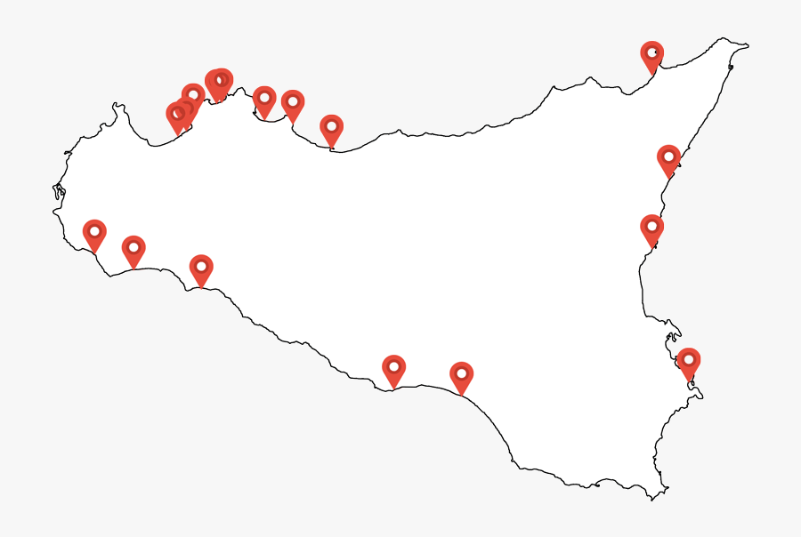 These Photos Look As Harmless Holiday Shots, But The - Map Of Sicily, Transparent Clipart