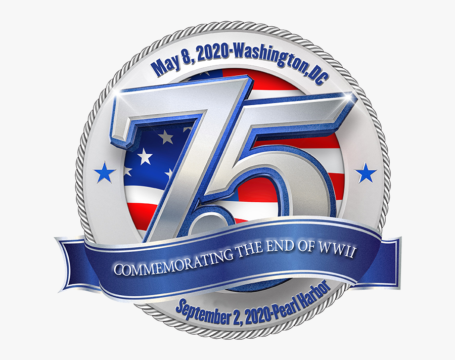 75th Logo Hawaii - Pearl Harbor Anniversary 2018, Transparent Clipart