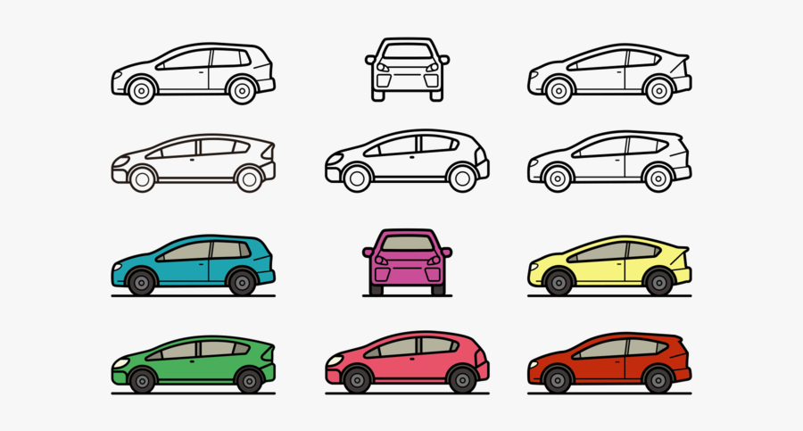 Prius Vector - Prius Car Vector, Transparent Clipart