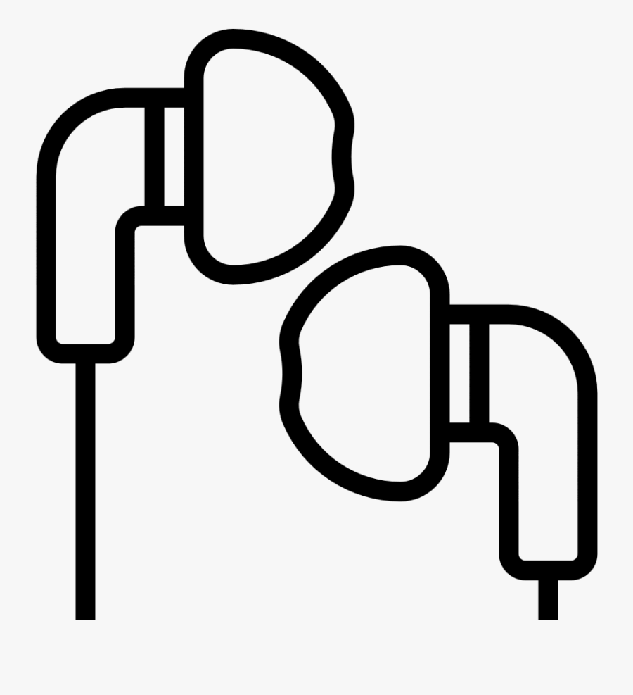 Earphones, Transparent Clipart