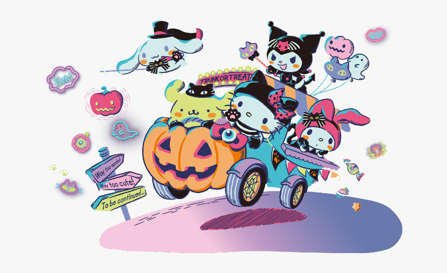 Freetoedit Scpumpkin Pumpkin Trickortreat Sanrio - Hello Kitty Halloween, Transparent Clipart