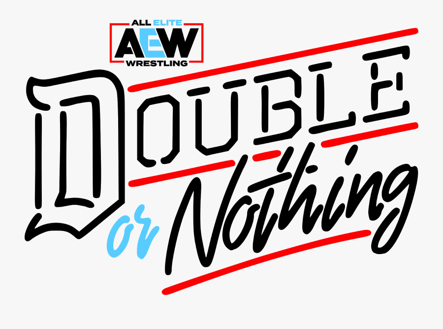 Watch Aew Double Or Nothing Ppv Online Free Stream - Aew Double Or Nothing Logo Png, Transparent Clipart